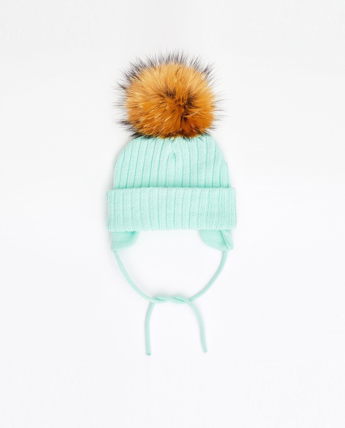 Tuque Nouveau-Né Doublée Aqua