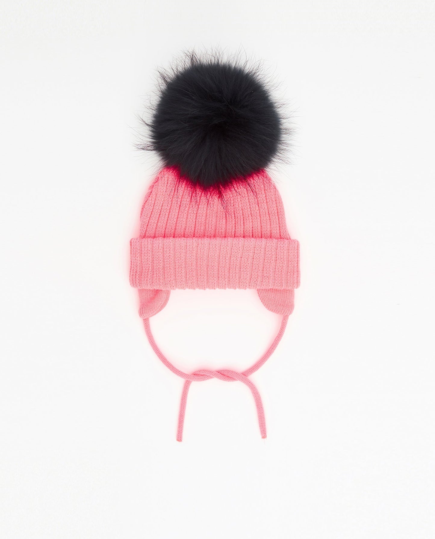 Tuque Nouveau-Né Doublée Flamingo