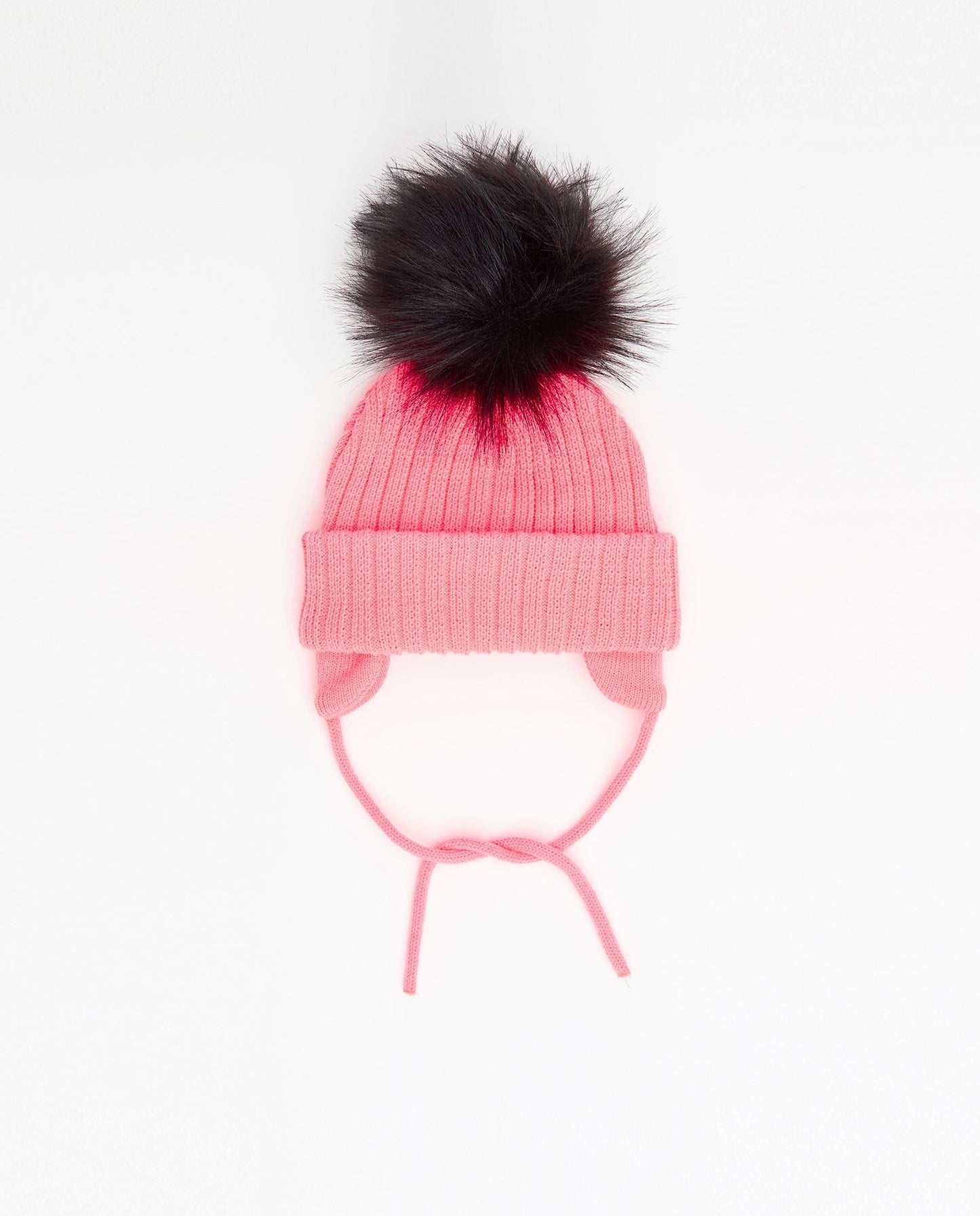 Tuque Nouveau-Né Doublée Flamingo - Vegan