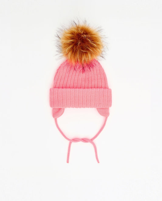 Knit Beanie Flamingo