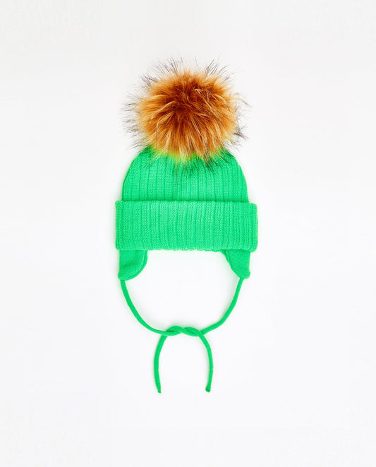 Tuque Bébé Doublée Grinch - Vegan