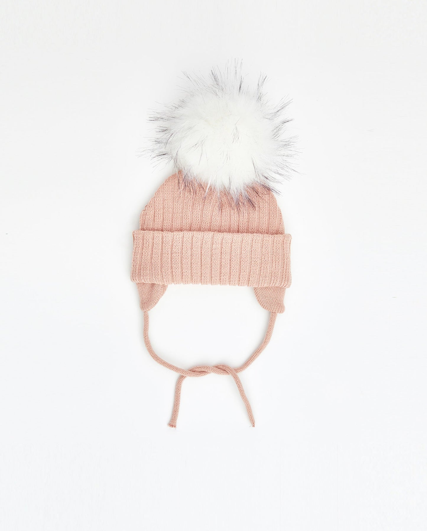 Tuque Bébé Doublée Matte Pink - Vegan