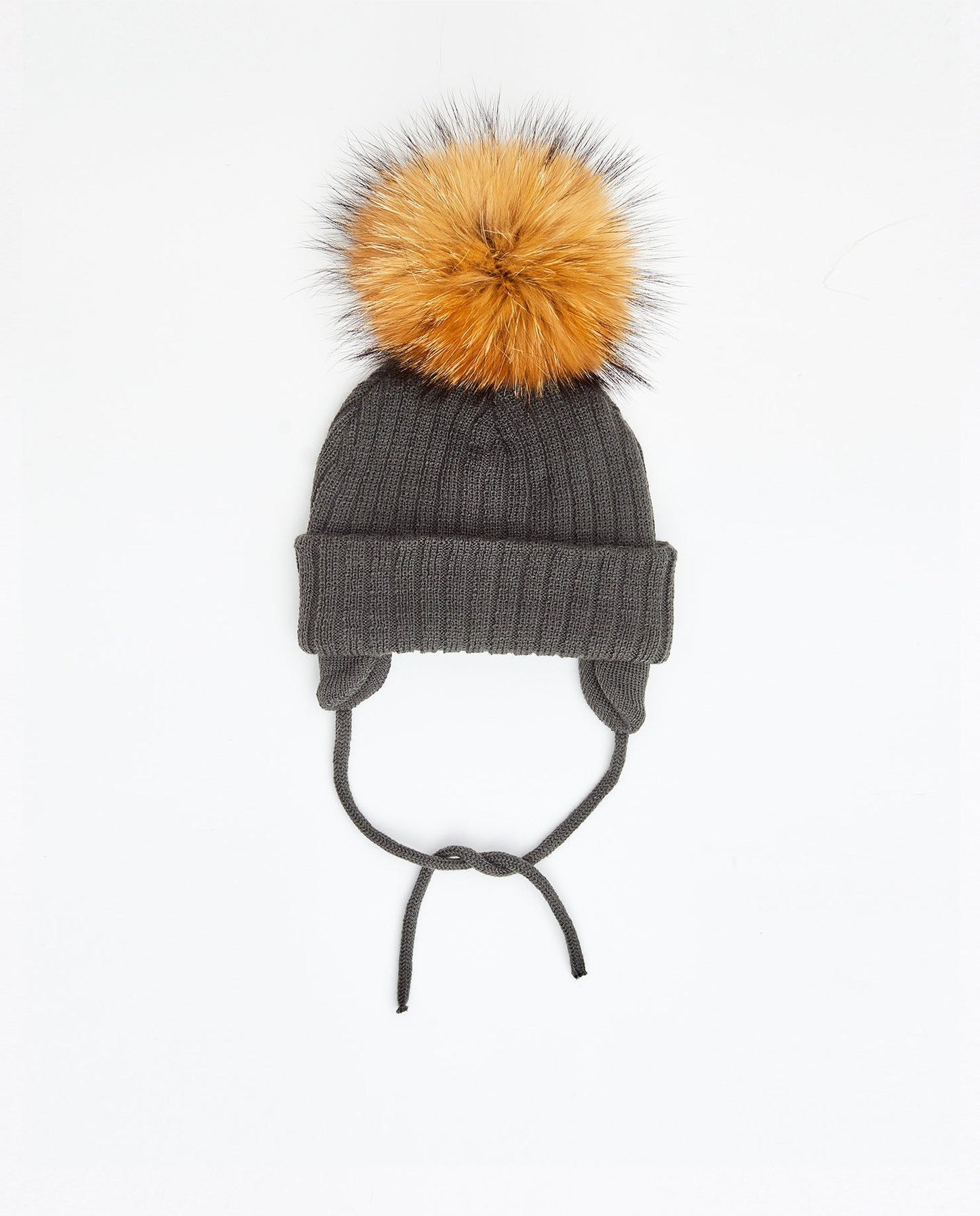 Tuque Nouveau-Né Doublée Charcoal