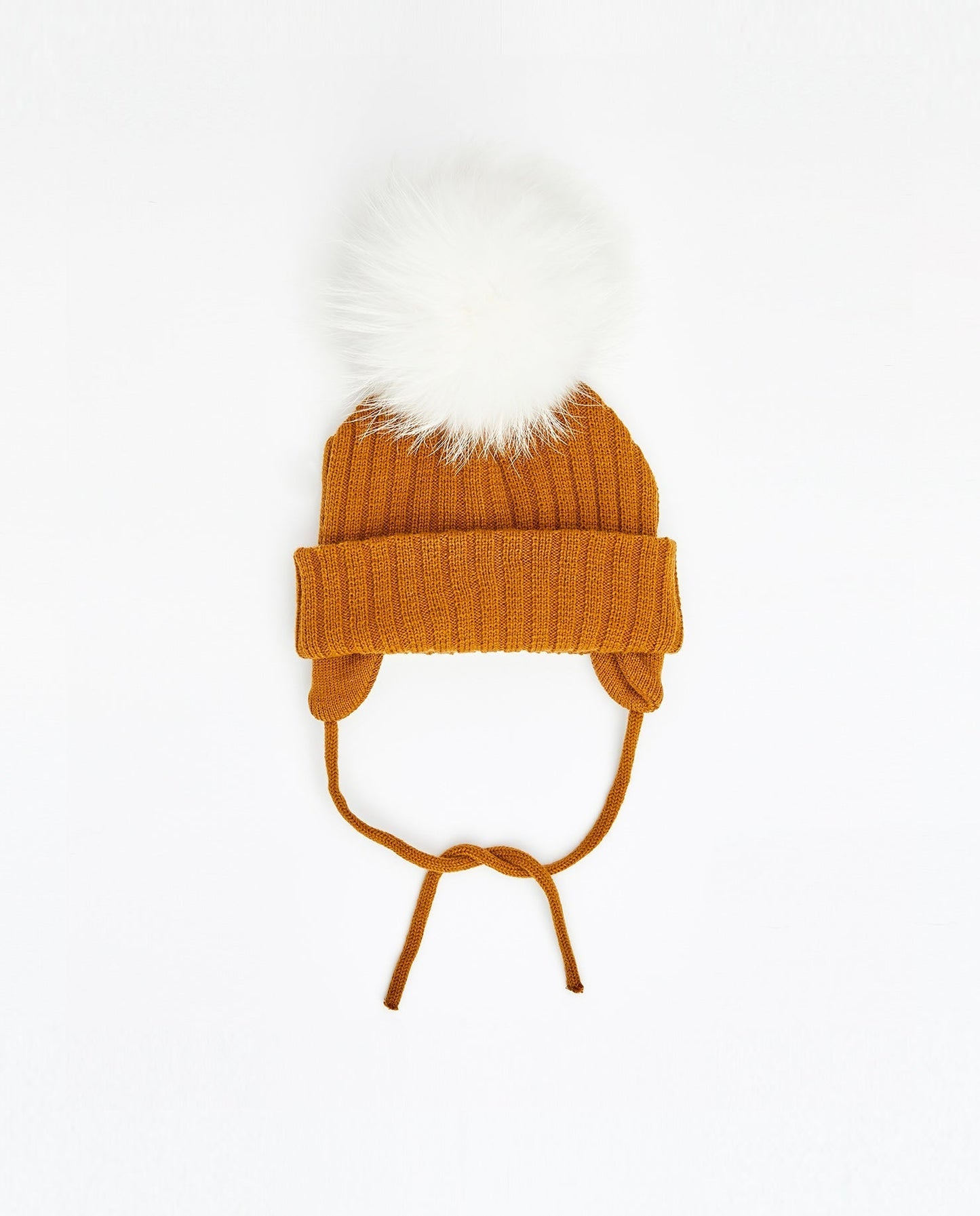 Tuque Nouveau-Né Doublée Caramel