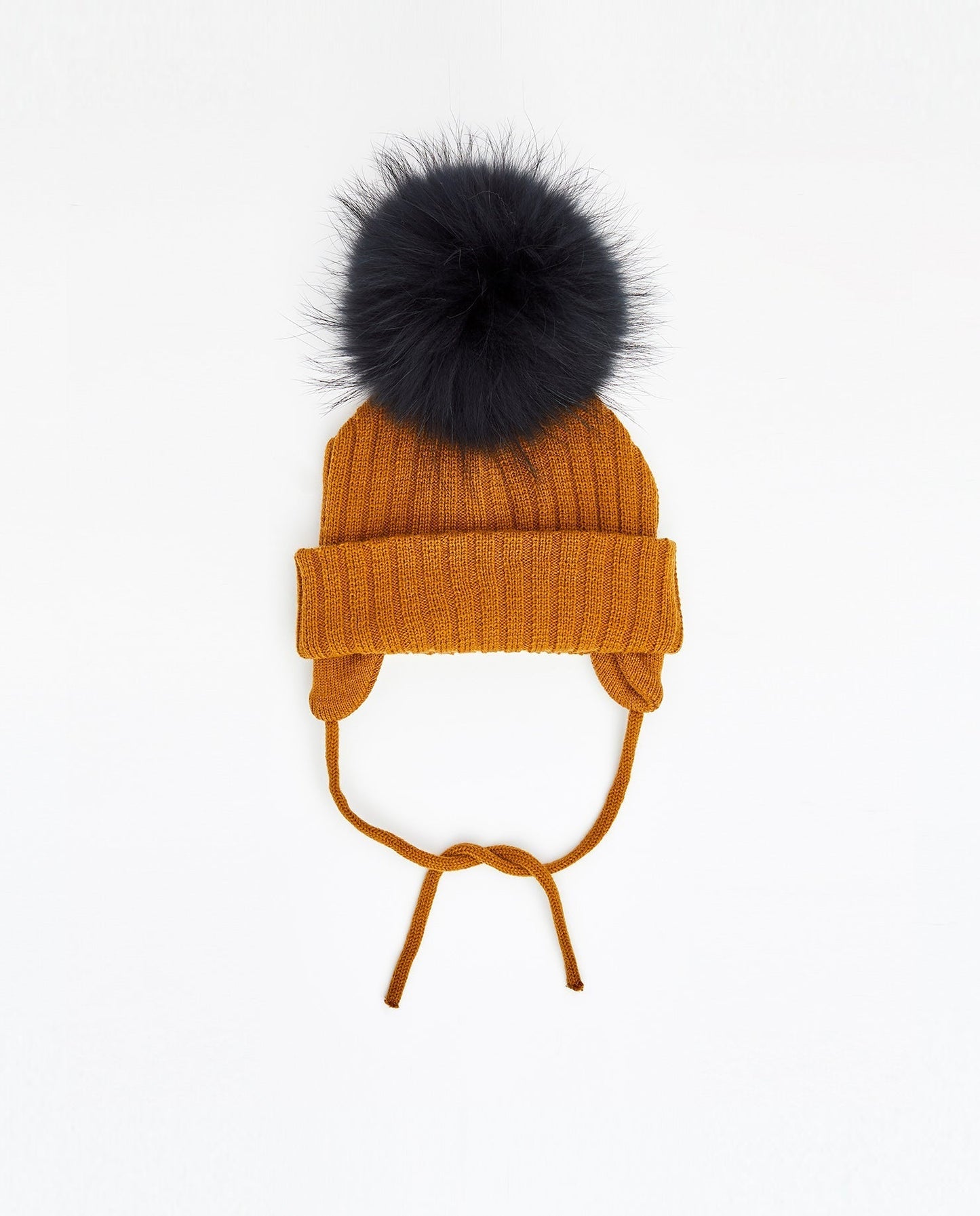 Tuque Nouveau-Né Doublée Caramel