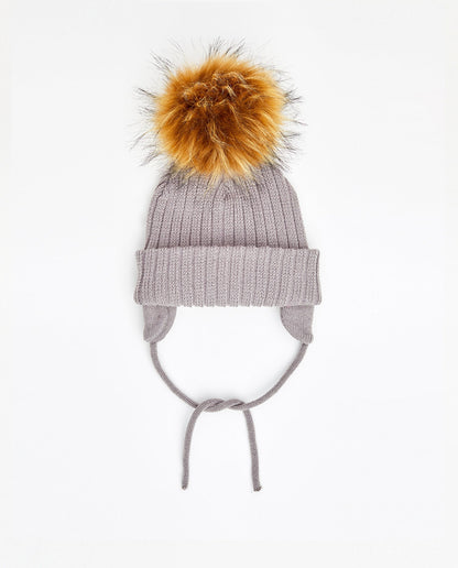 Knit Beanie Grey