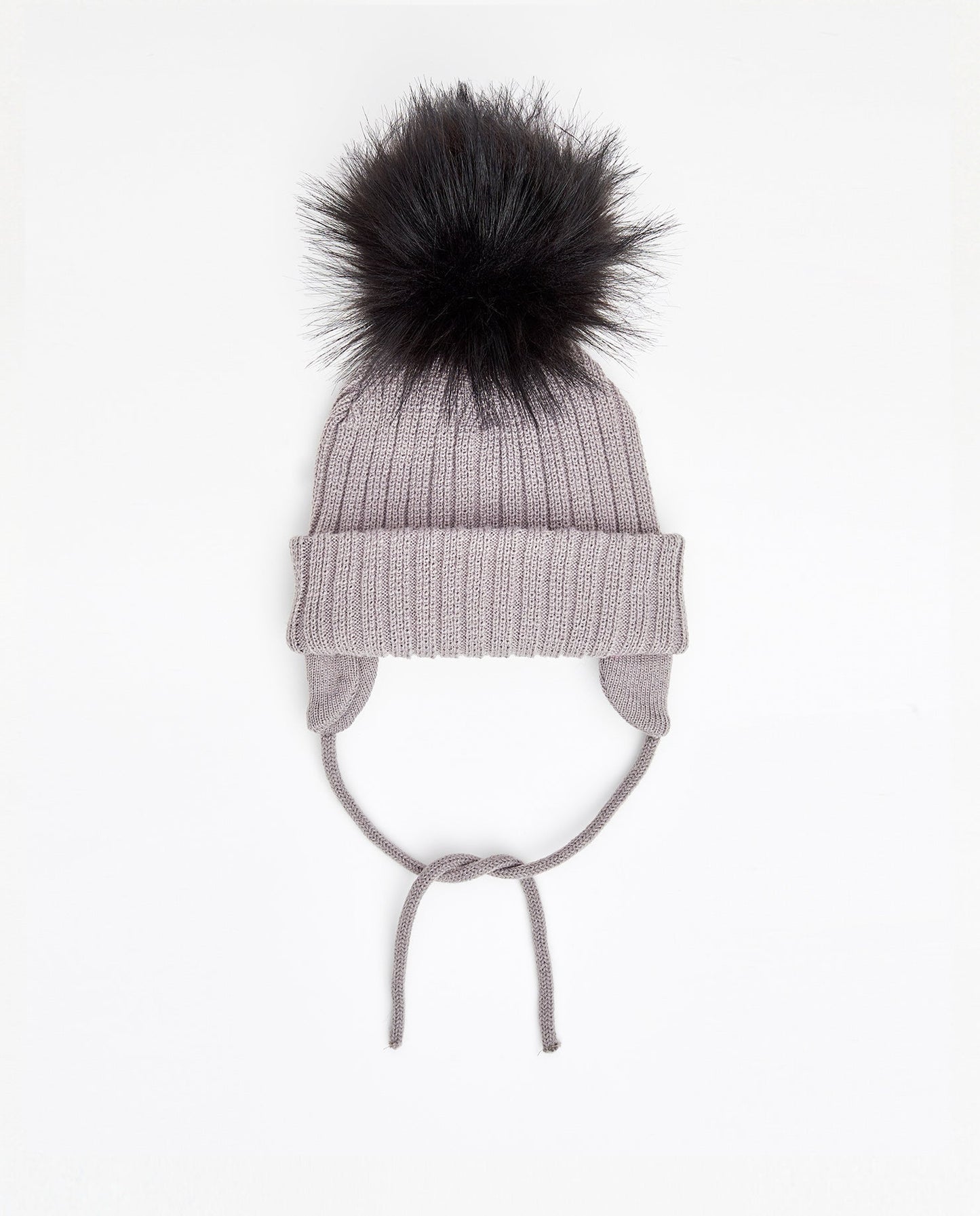 Tuque Bébé Doublée Gris - Vegan