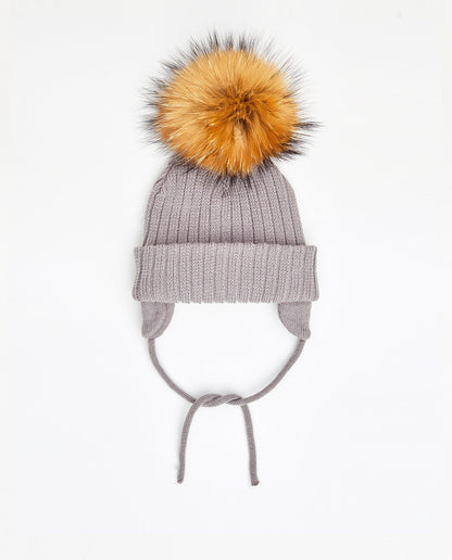 Knit Beanie Grey