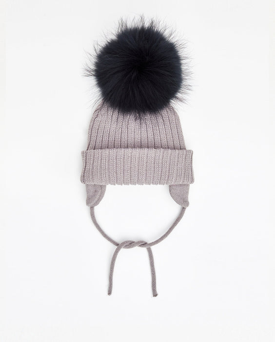 Knit Beanie Gris