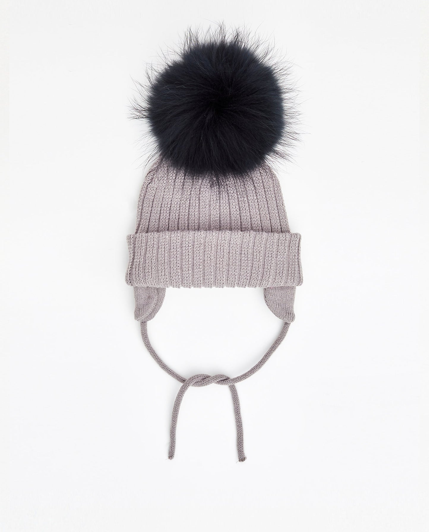 Tuque Nouveau-Né Doublée Gris