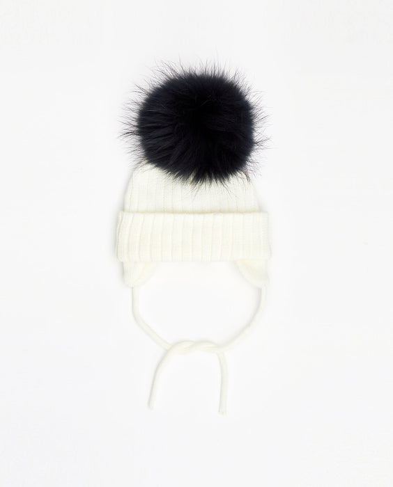 Knit Beanie White