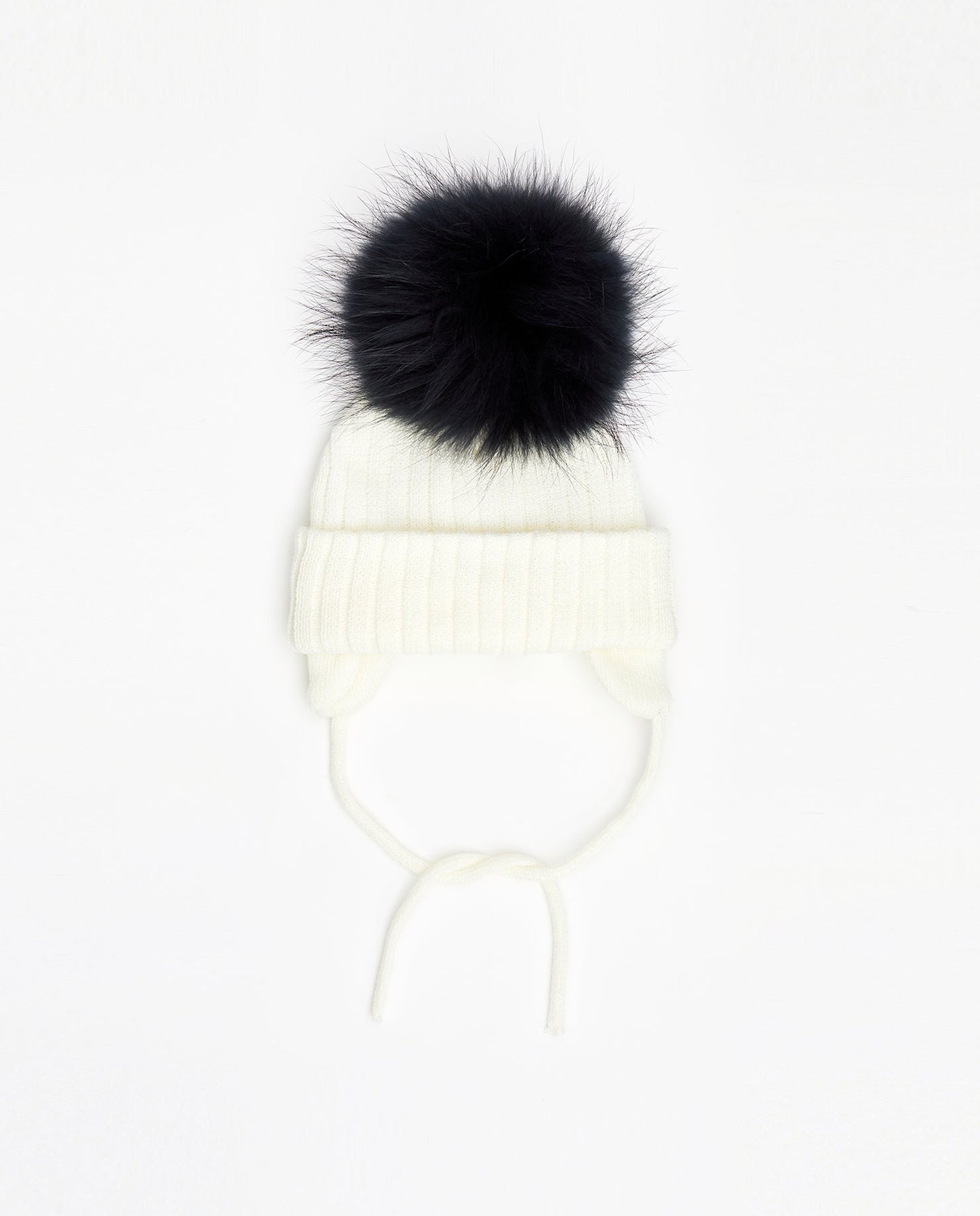 Tuque Nouveau-Né Doublée Blanc