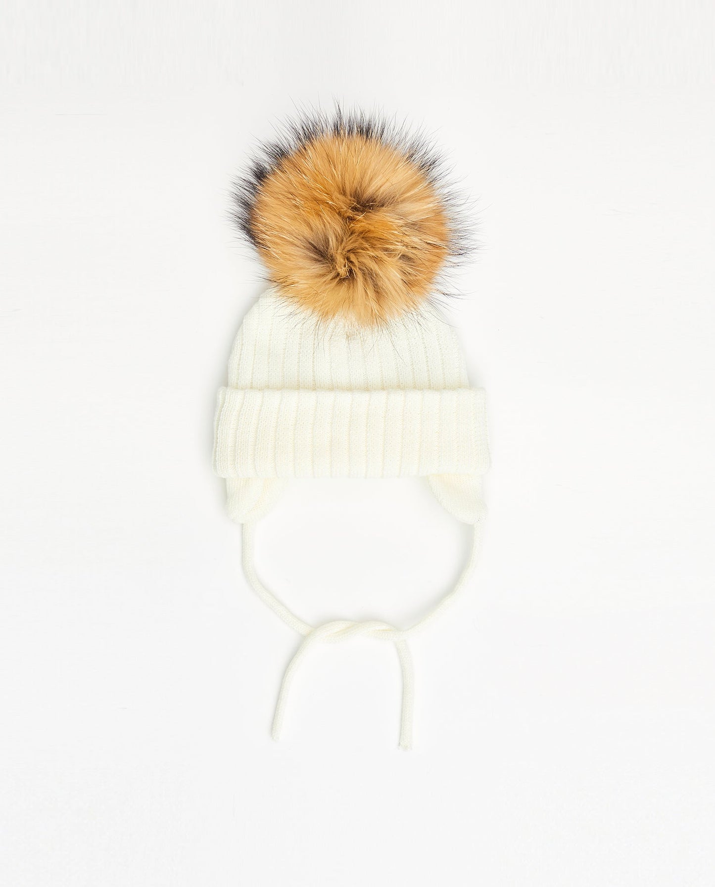 Knit Beanie Blanc