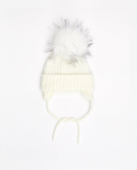 Knit Beanie White