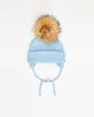 Tuque Nouveau-Né Doublée Baby Blue