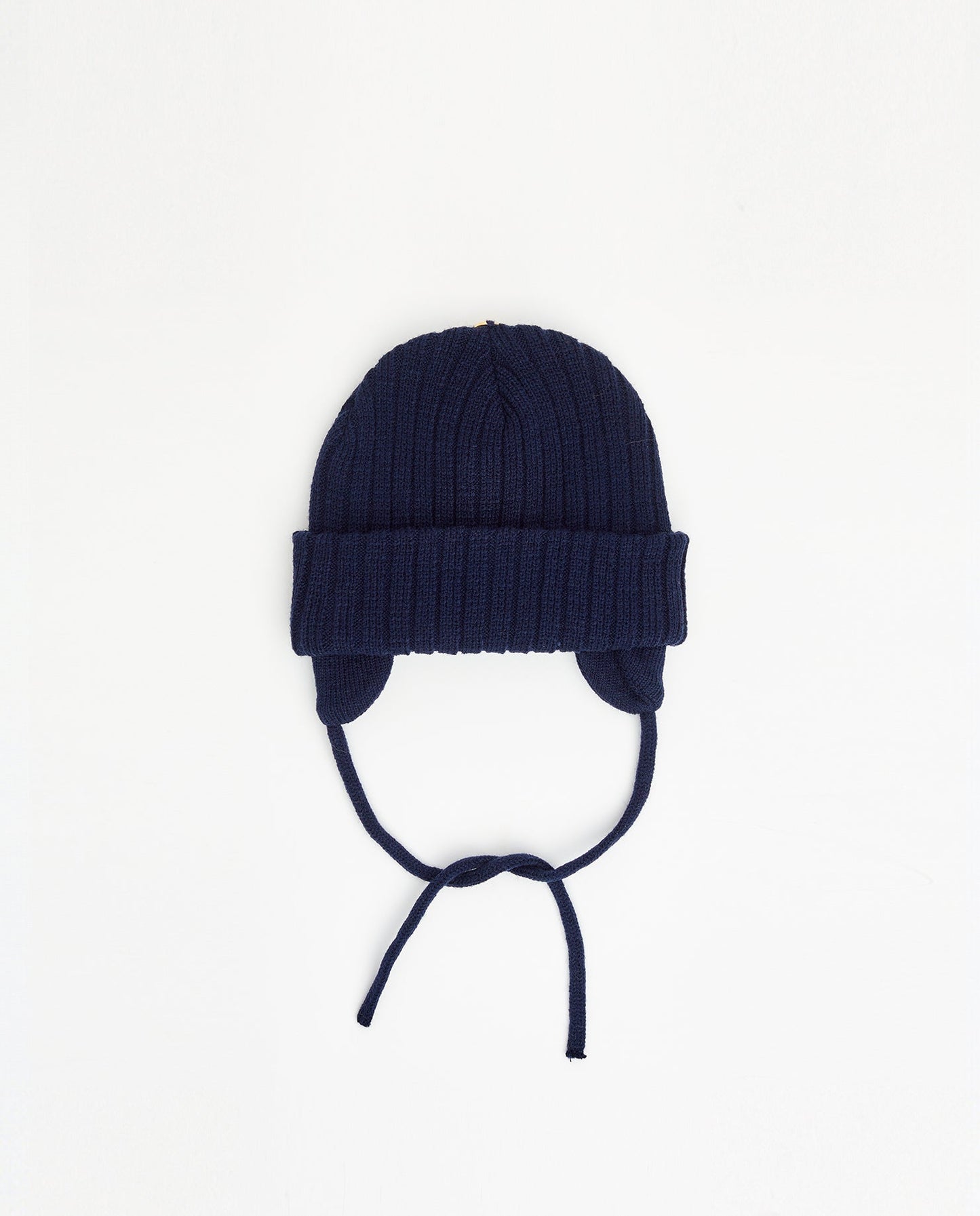 Knit Beanie - No Pom - Kid 2-6T w/ Drawstrings