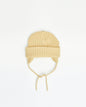 Knit Beanie - No Pom - Kid 2-6T w/ Drawstrings