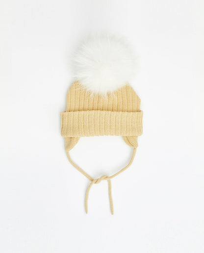 Knit Beanie Lemon