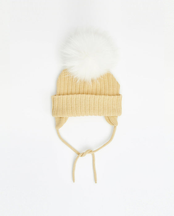 Knit Beanie Lemon