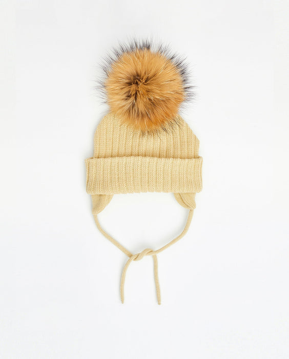 Knit Beanie Lemon