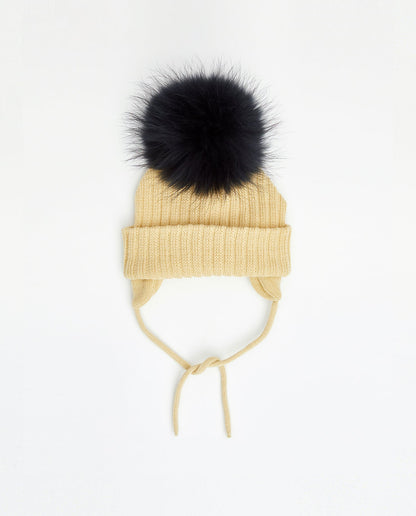 Knit Beanie Lemon