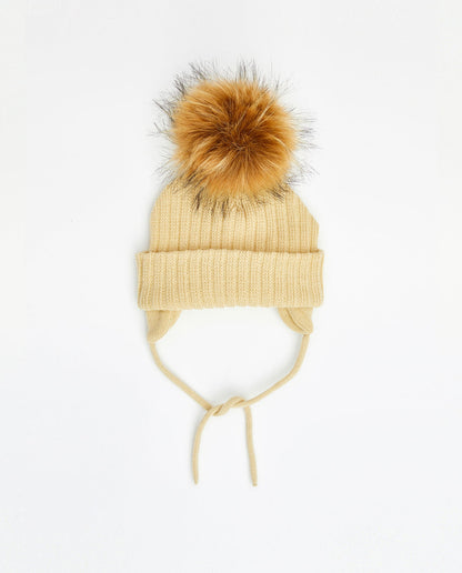 Knit Beanie Lemon