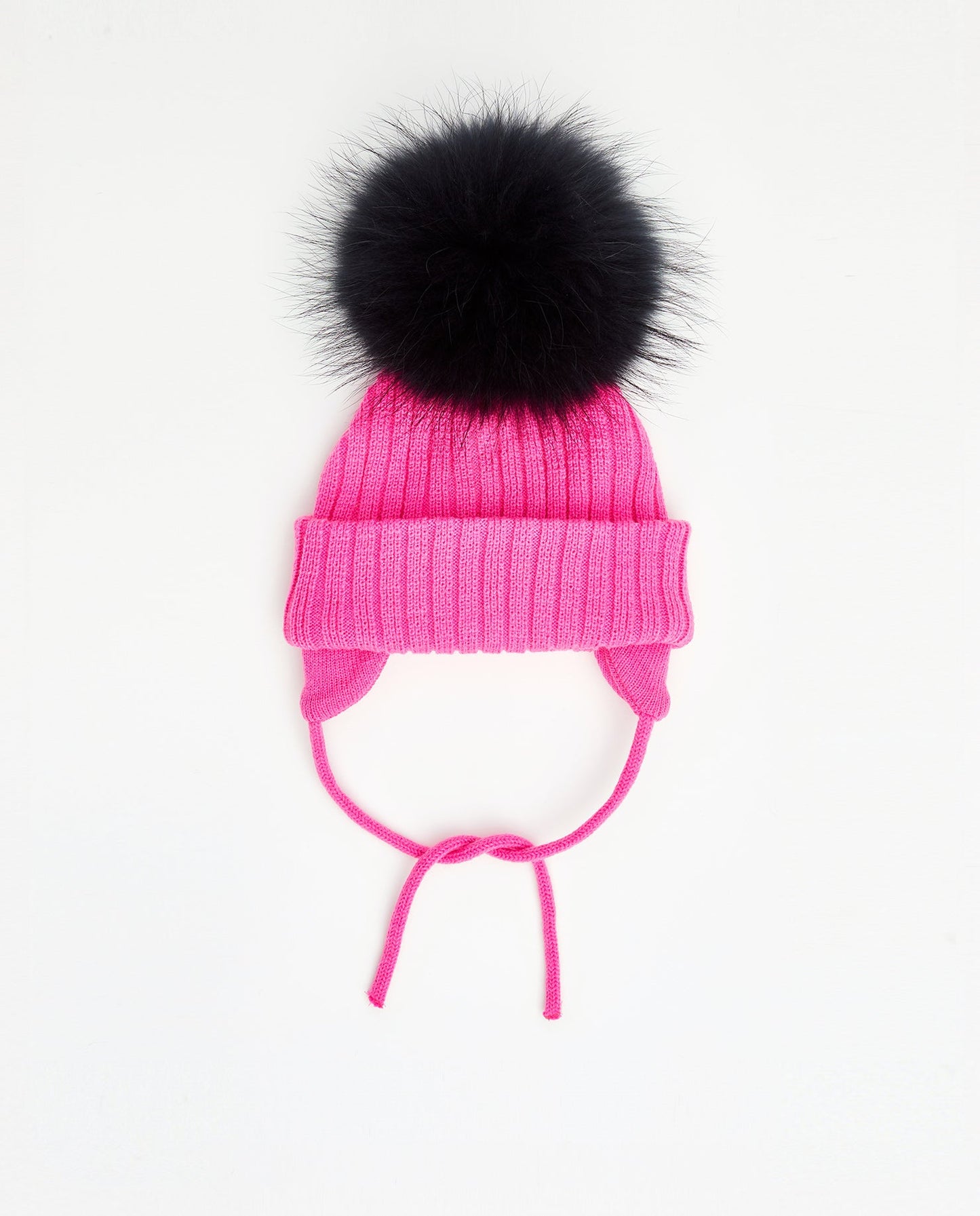 Tuque Bébé Doublée Fuschia