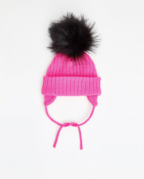 Knit Beanie Fuschia