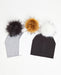 TRIO Tuques Enfant Coton | TRIO Kid Cotton Beanies - Vegan - Mpompon