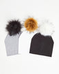 TRIO Tuques Pré-Ado Coton | TRIO Teen Cotton Beanies - Vegan - Mpompon