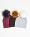 TRIO Tuques Enfant Coton | TRIO Kid Cotton Beanies - Vegan - Mpompon