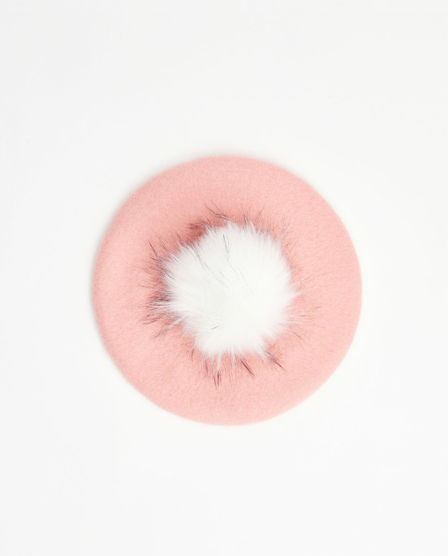 Kid Beret Soft Pink - Vegan