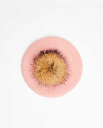 Kid Beret Soft Pink