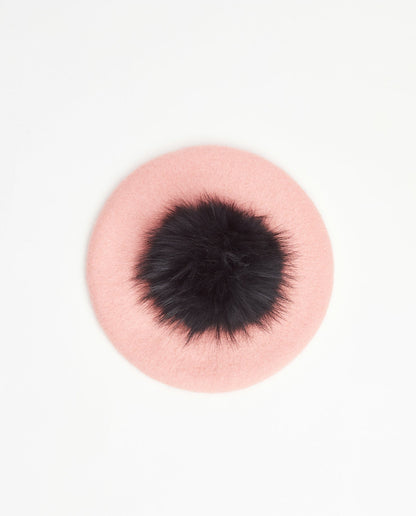 Kid Beret Soft Pink