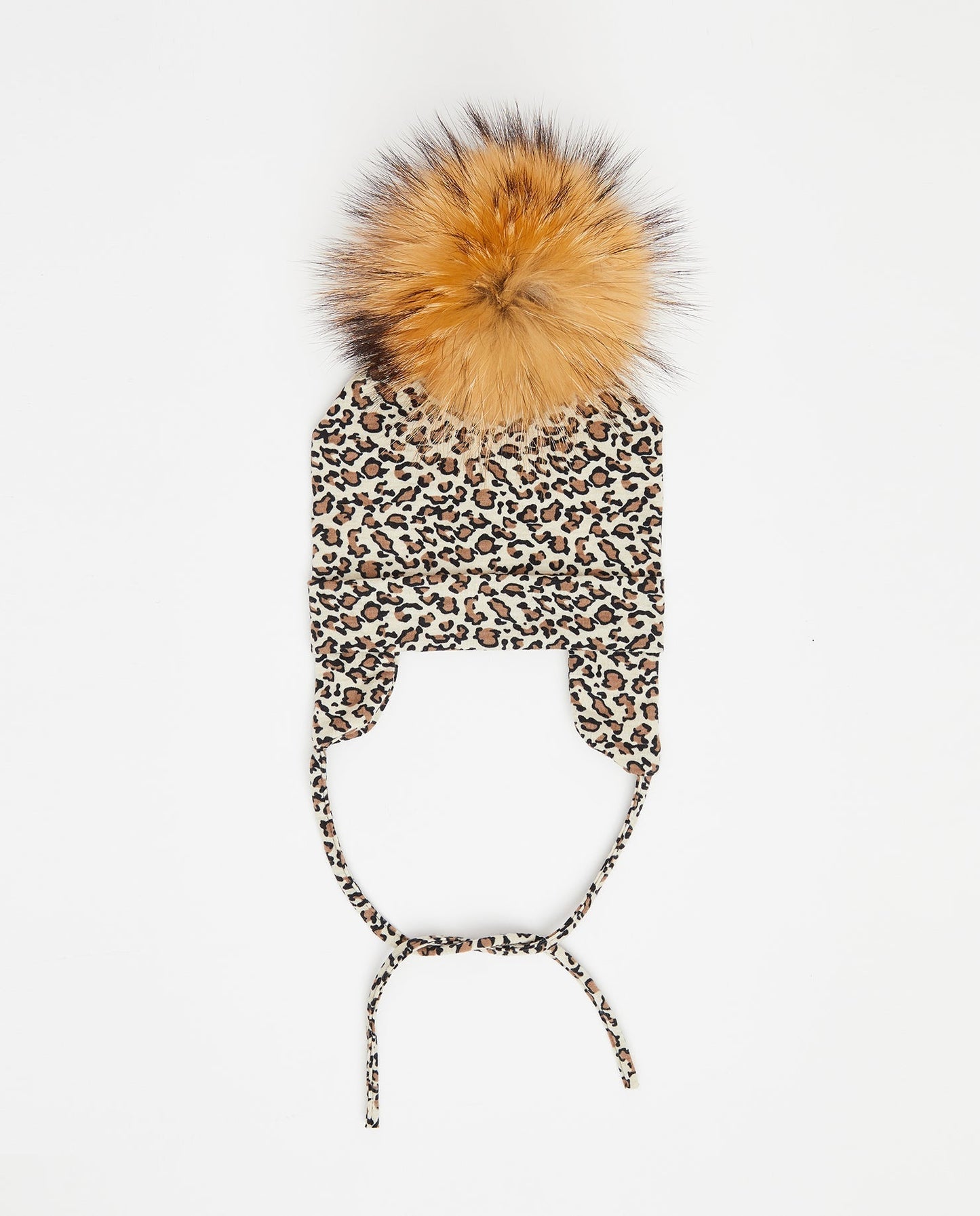 Tuque Bébé Coton Leopard