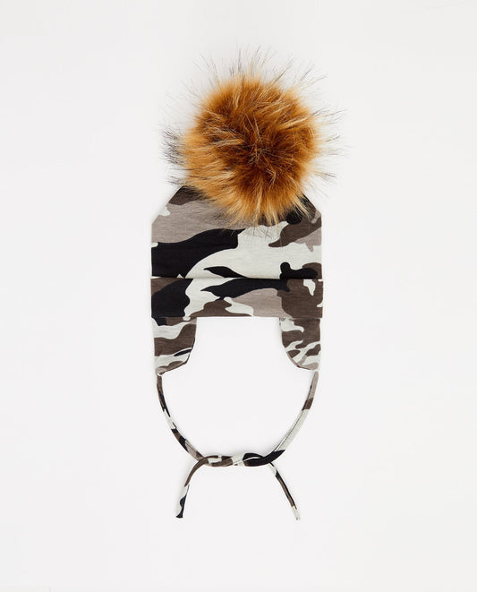 Tuque Bébé Coton Winter Army - Vegan