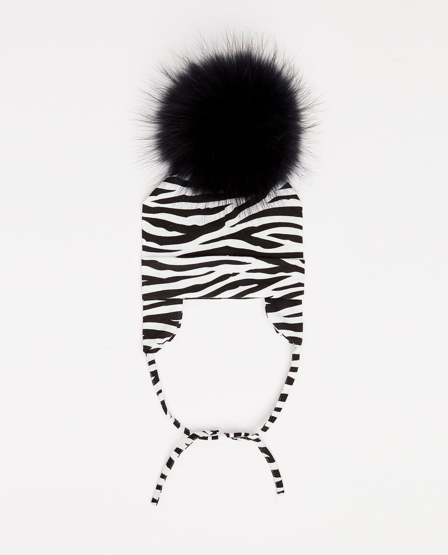 Cotton Beanie Zebra