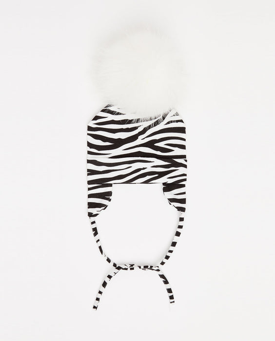 Cotton Beanie Zebra