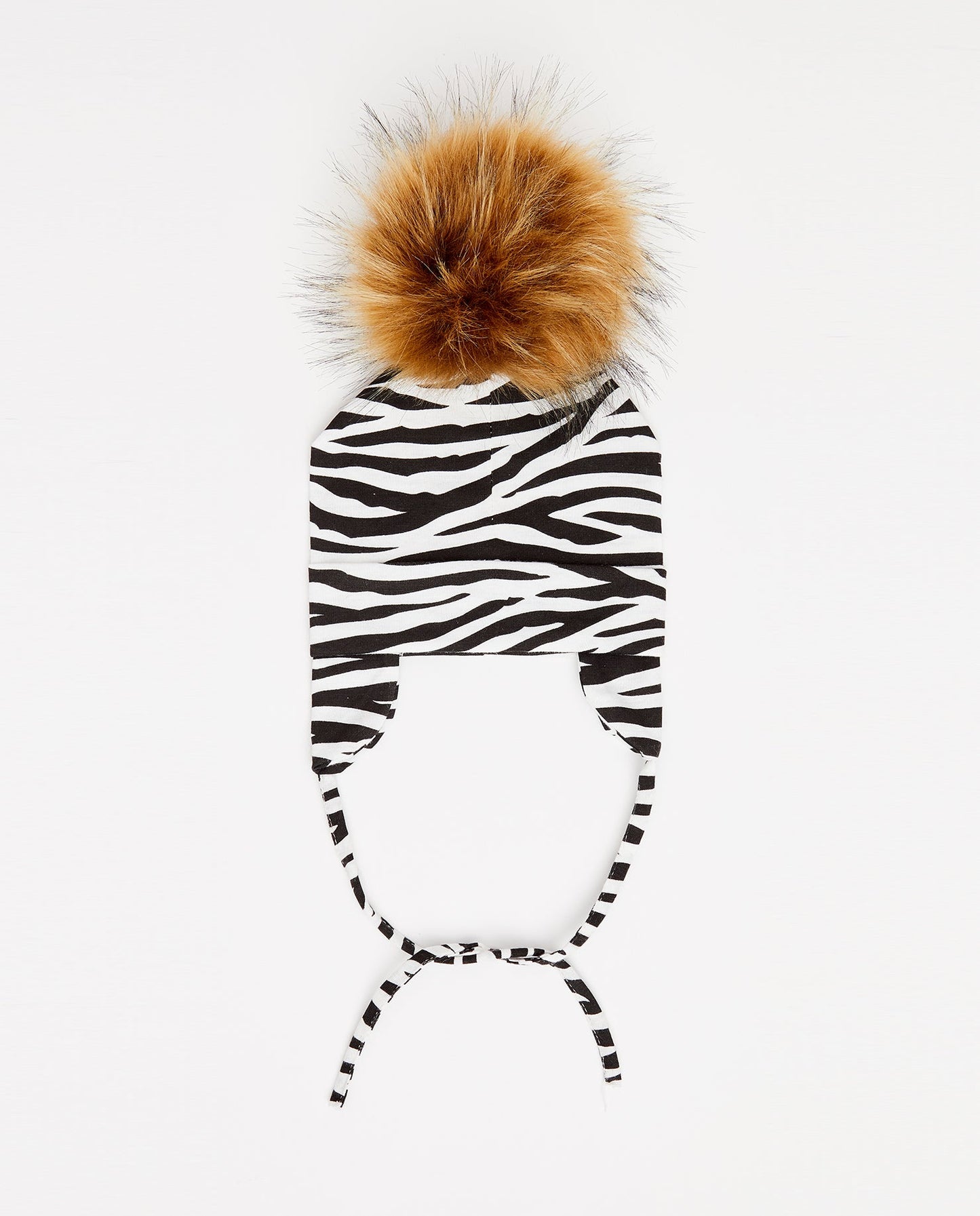 Cotton Beanie Zebra