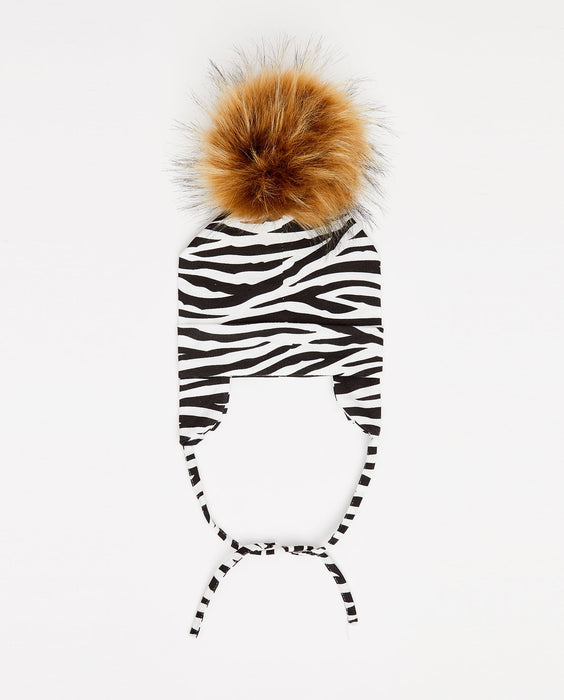 Cotton Beanie Zebra