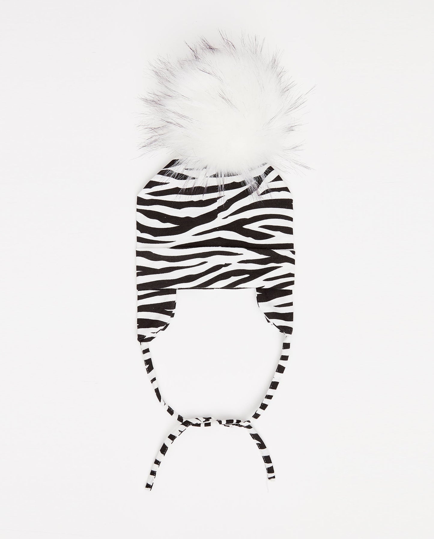 Tuque Bébé Coton Zebra - Vegan