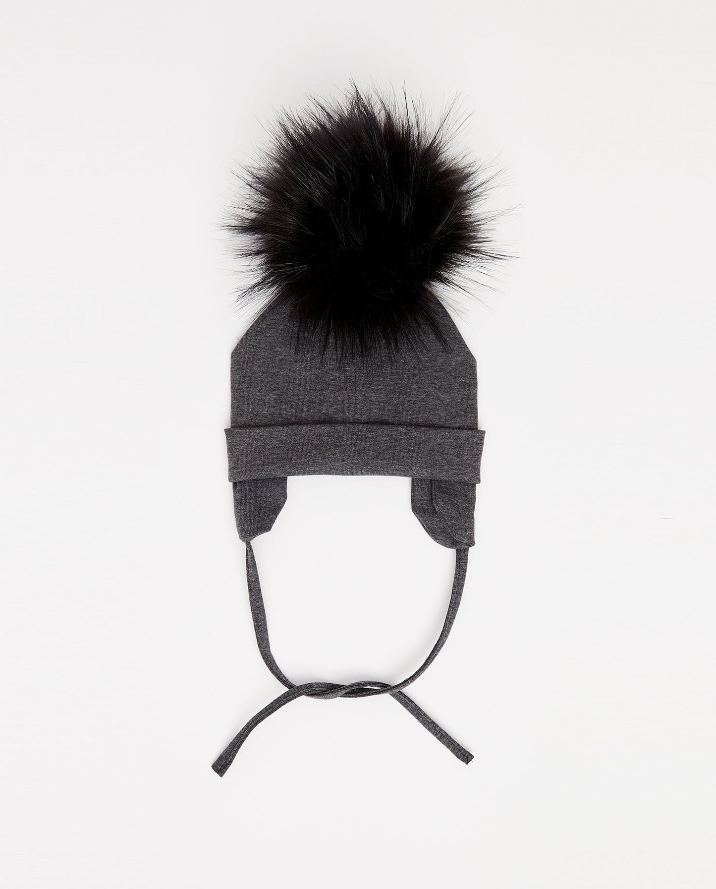 Cotton Beanie Charcoal