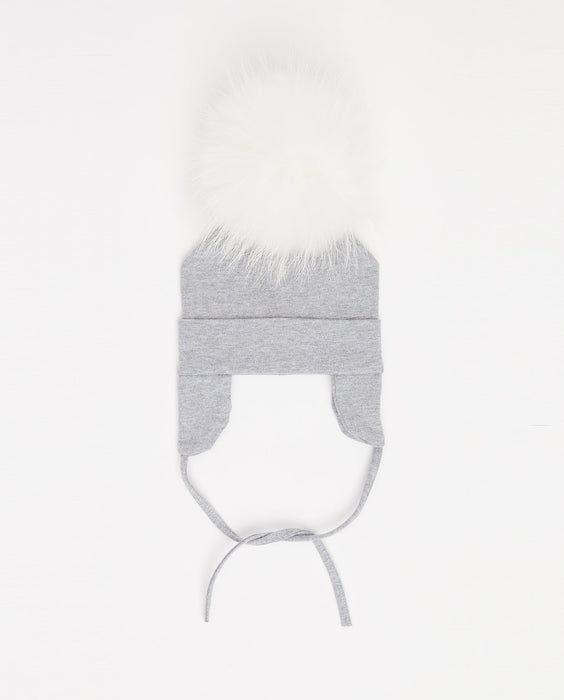 Cotton Beanie Gris