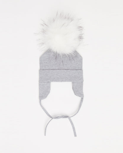 Cotton Beanie Gris