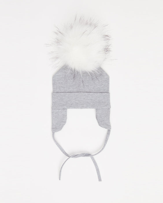 Cotton Beanie Gris