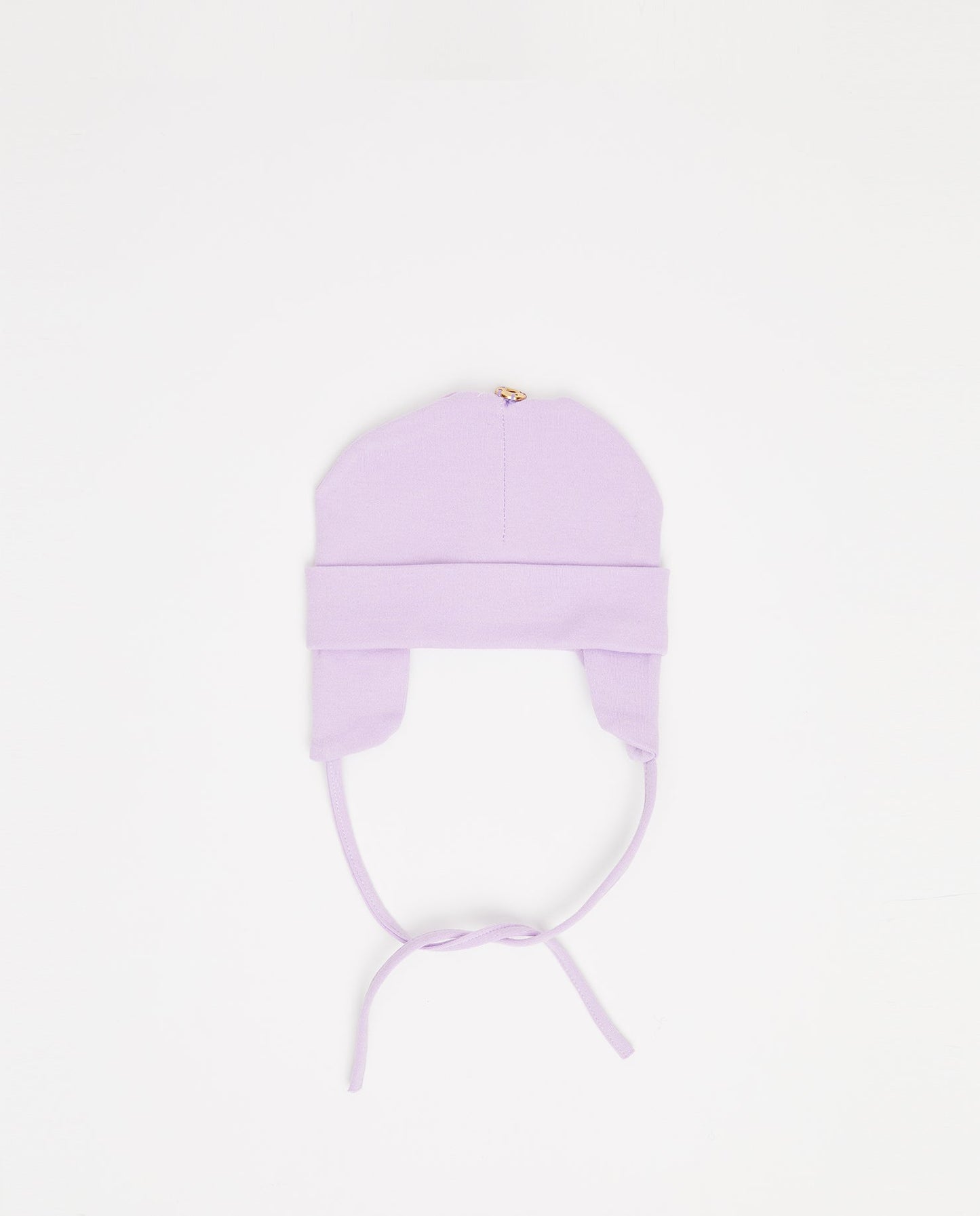 Cotton Beanie - No Pom - Baby 0-6M