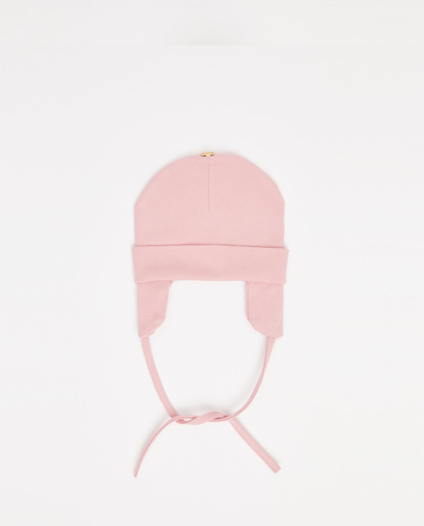 Cotton Beanie - No Pom - Baby 0-6M