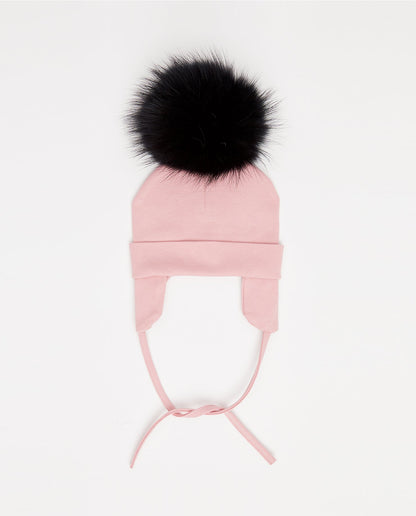 Cotton Beanie Matte Pink