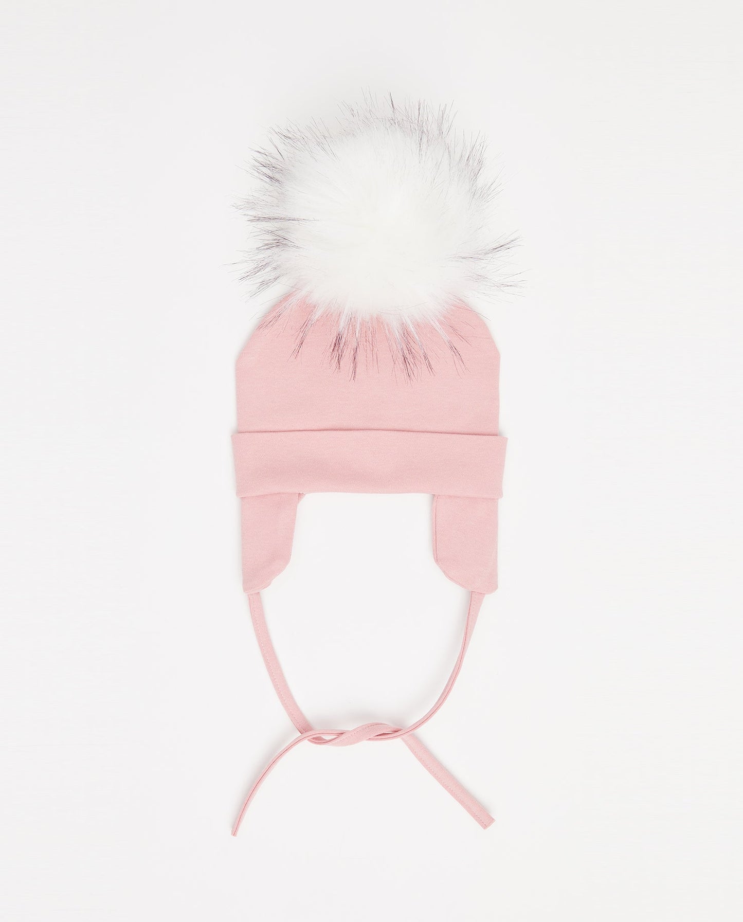 Tuque Bébé Coton Rose Mat - Vegan