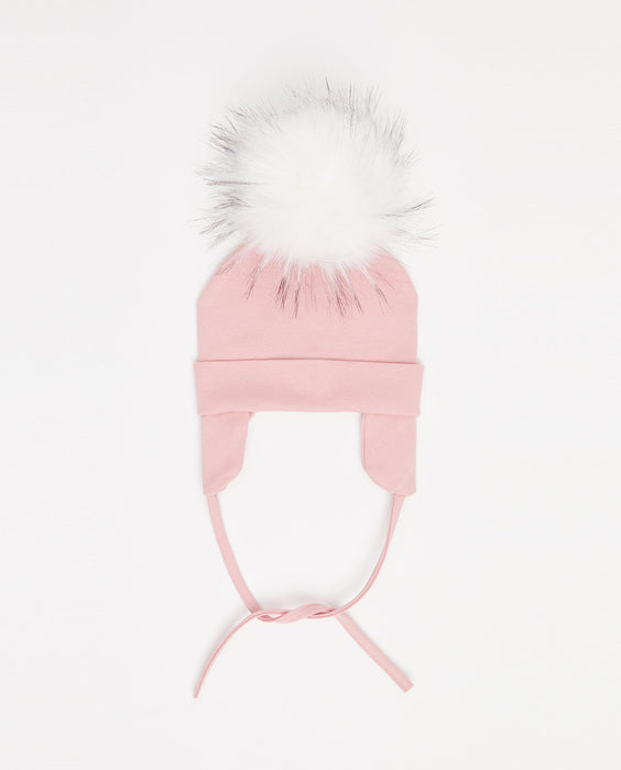 Cotton Beanie Matte Pink